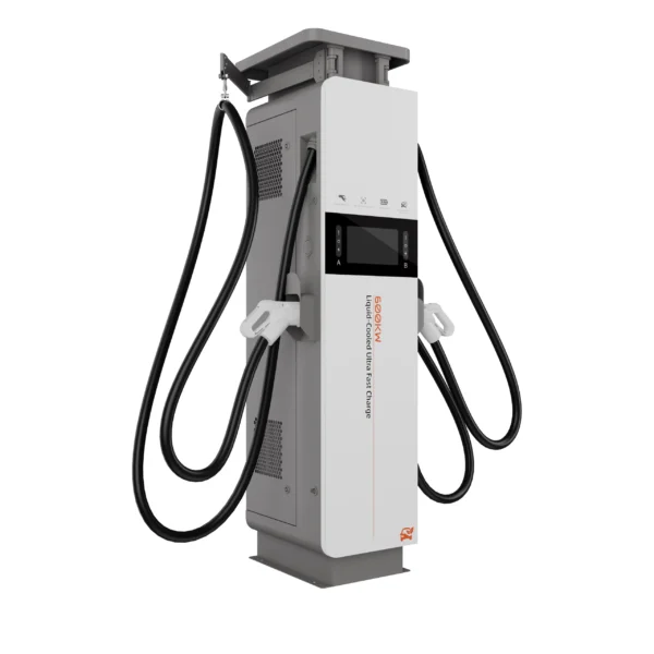 Liquid-Cooled Ultra Fast Charger Split Dispenser Terminal EV Station