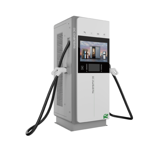 Integrated DC Fast Charger Dual Gun Commercial DC Charging Station
